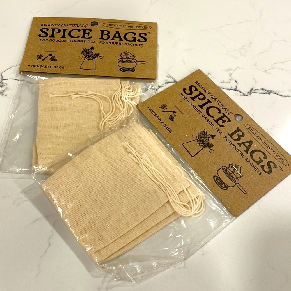 NWT Bundle of 2 Reusable Spice Bags